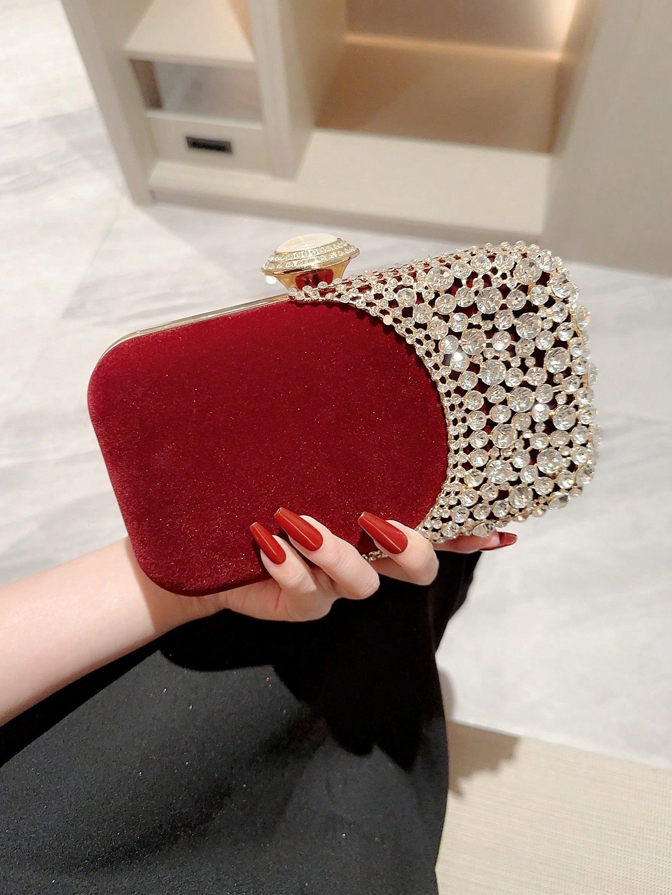 Veet Banquet Advanced Box Female Clutch Dinner Bag