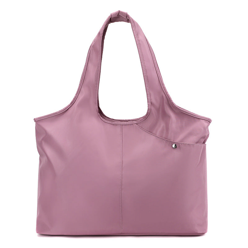 Women's Style Simple Large Capacity Lightweight Nylon Cloth Women's Shoulder Bag