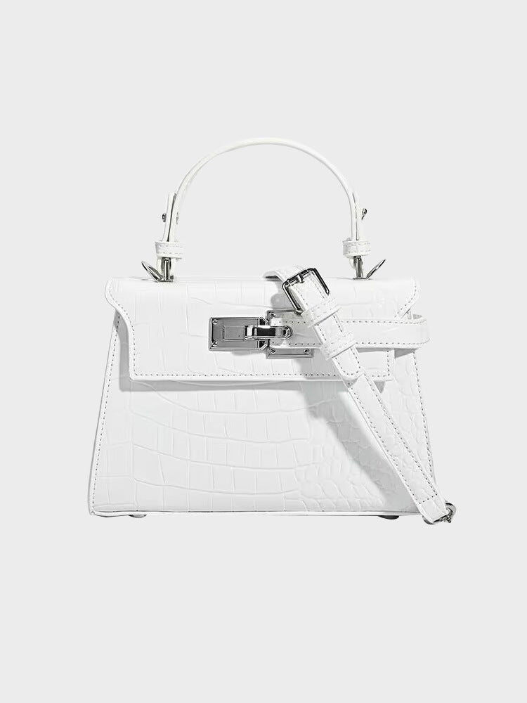Women's Niche High-grade Crocodile Pattern Kelly Fashion Bags