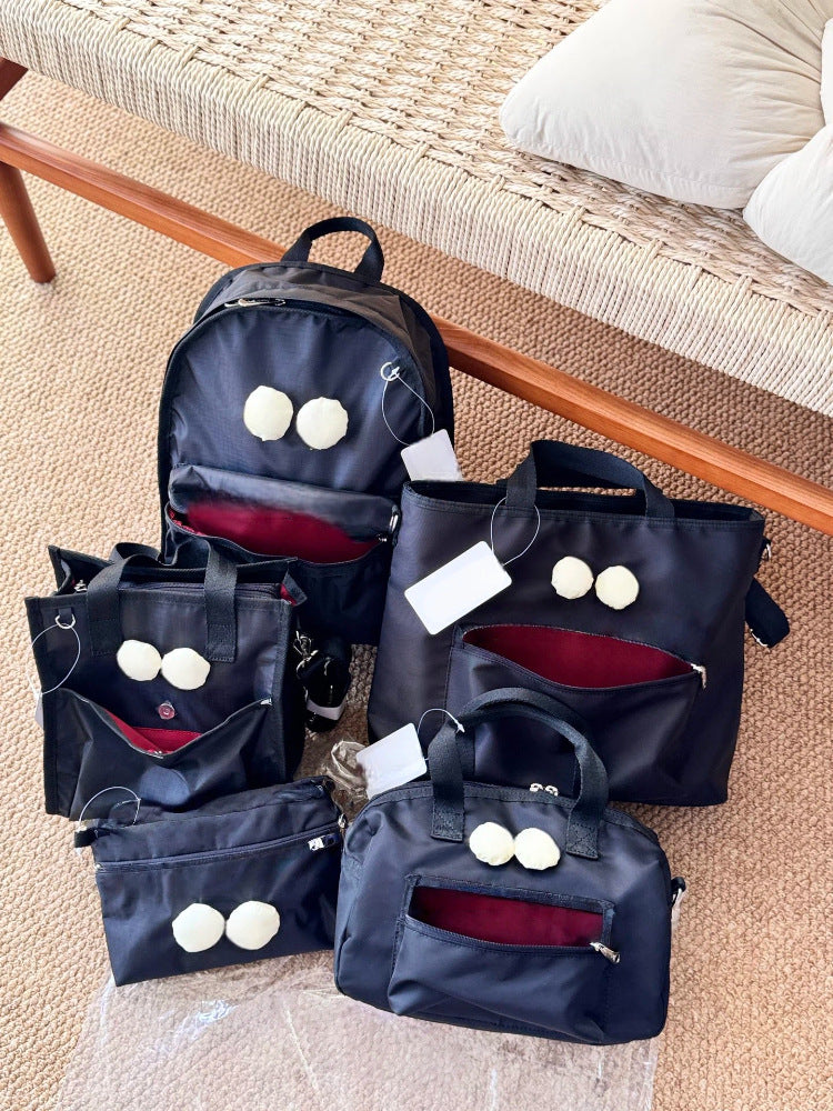 Family Portrait Two Shoulders Hand-held Lightweight Women's Messenger Bag