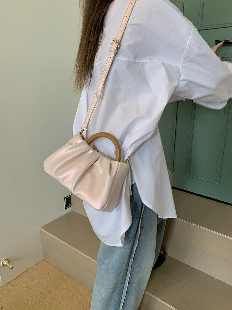 Women's Special Shot Kass Vest Cowhide Underarm Retro Commuter Large Small Square Bag