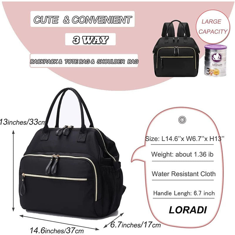 Unique Diaper Waterproof Pocket Folding Storage Handbags