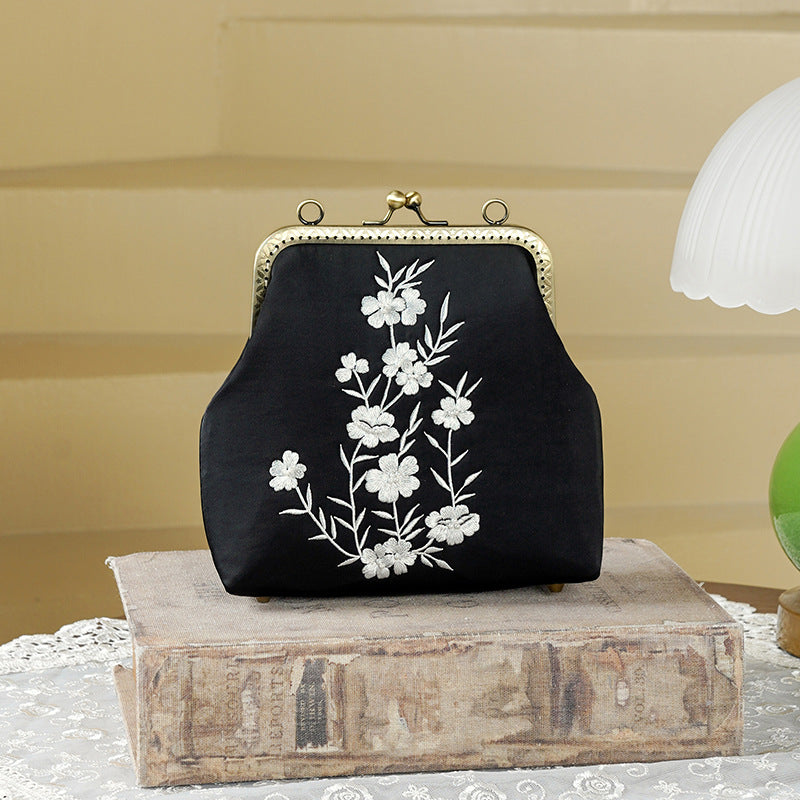 Embroidered National Style Cheongsam Han Chinese Clothing Hand Small Square Bags