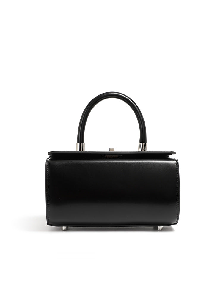 Women's Design Box Genuine Leather Portable Bags