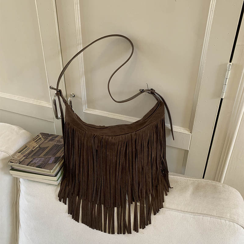Innovative Women's Bohemian Style Tassel Commuter Women's Messenger Bag