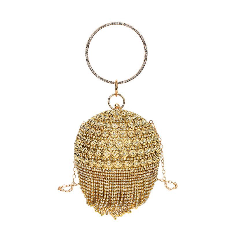 Women's Dinner Party Diamond Clutch Fashion Spherical Women's Shoulder Bag