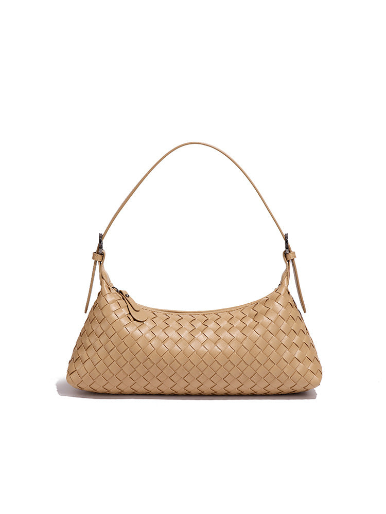 Women's Weaving Baguette Summer Hand-woven Underarm Fashion Women's Messenger Bag