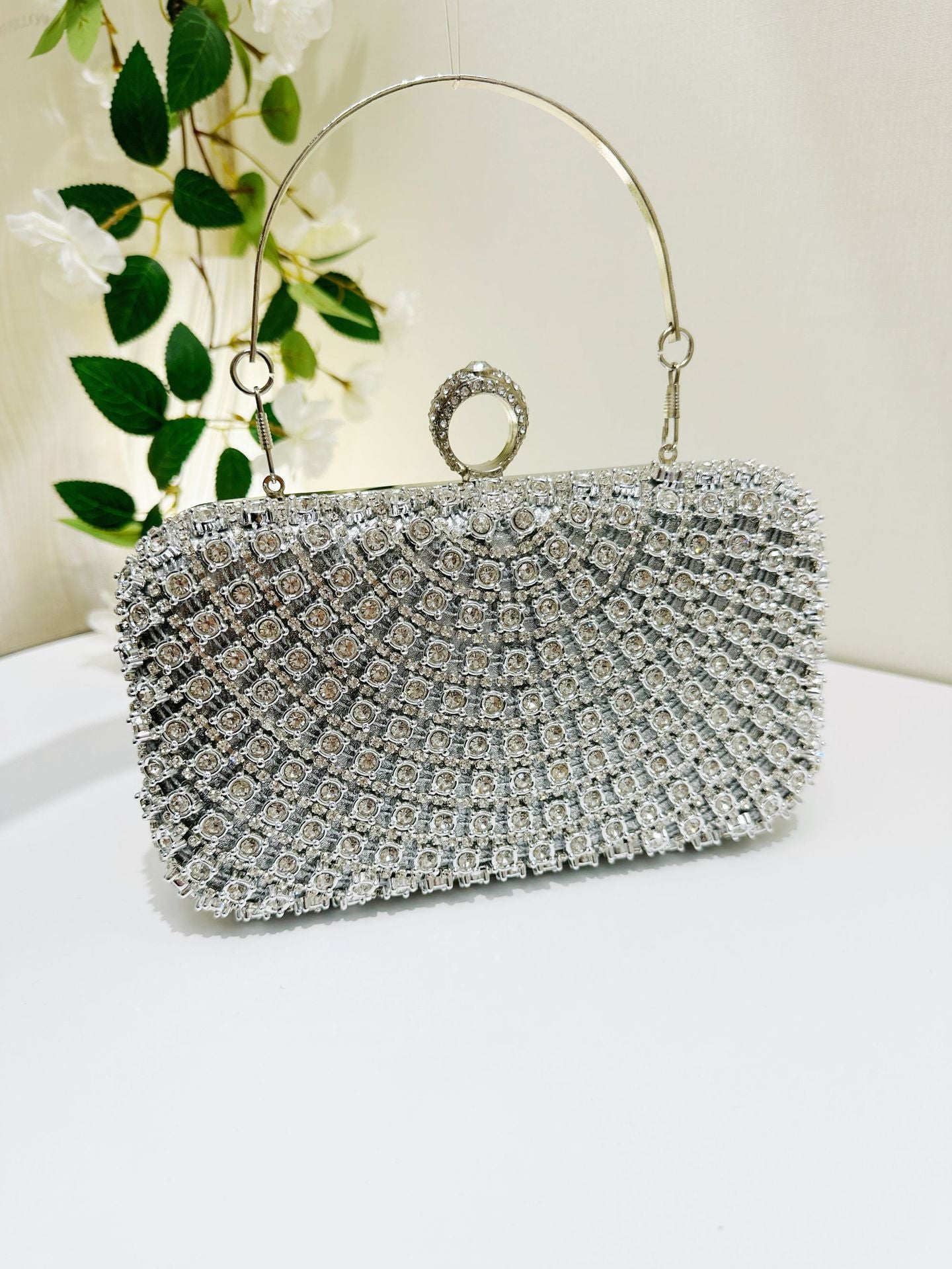 Rhinestone Dinner Clutch Glitter Party Wedding Women's Handbag
