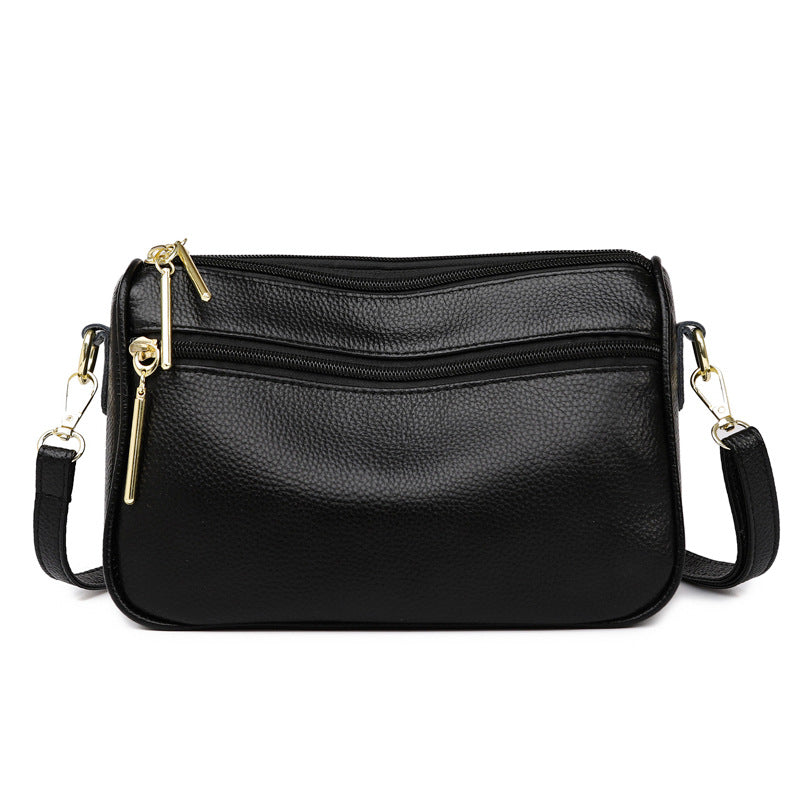 Women's Genuine Fashion Mom Soft Cowhide Women's Leather Bag