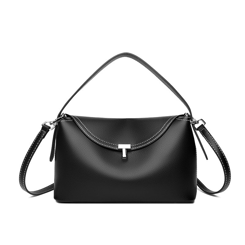 Women's Leather Good-looking Pattern Western Style Niche Lock