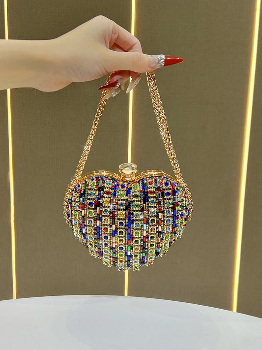 Fashion Rhinestone Chain Pouch Minority High Bags