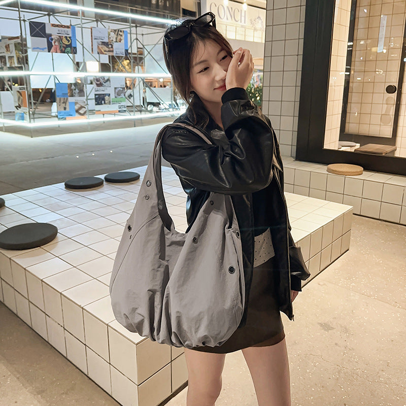 Advanced Texture Style Large Capacity Lightweight Nylon Tote Bags