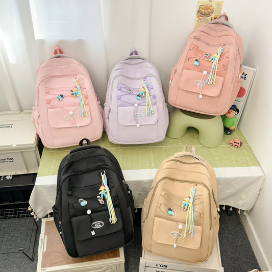 Female Korean High Style Junior Large Capacity Backpacks
