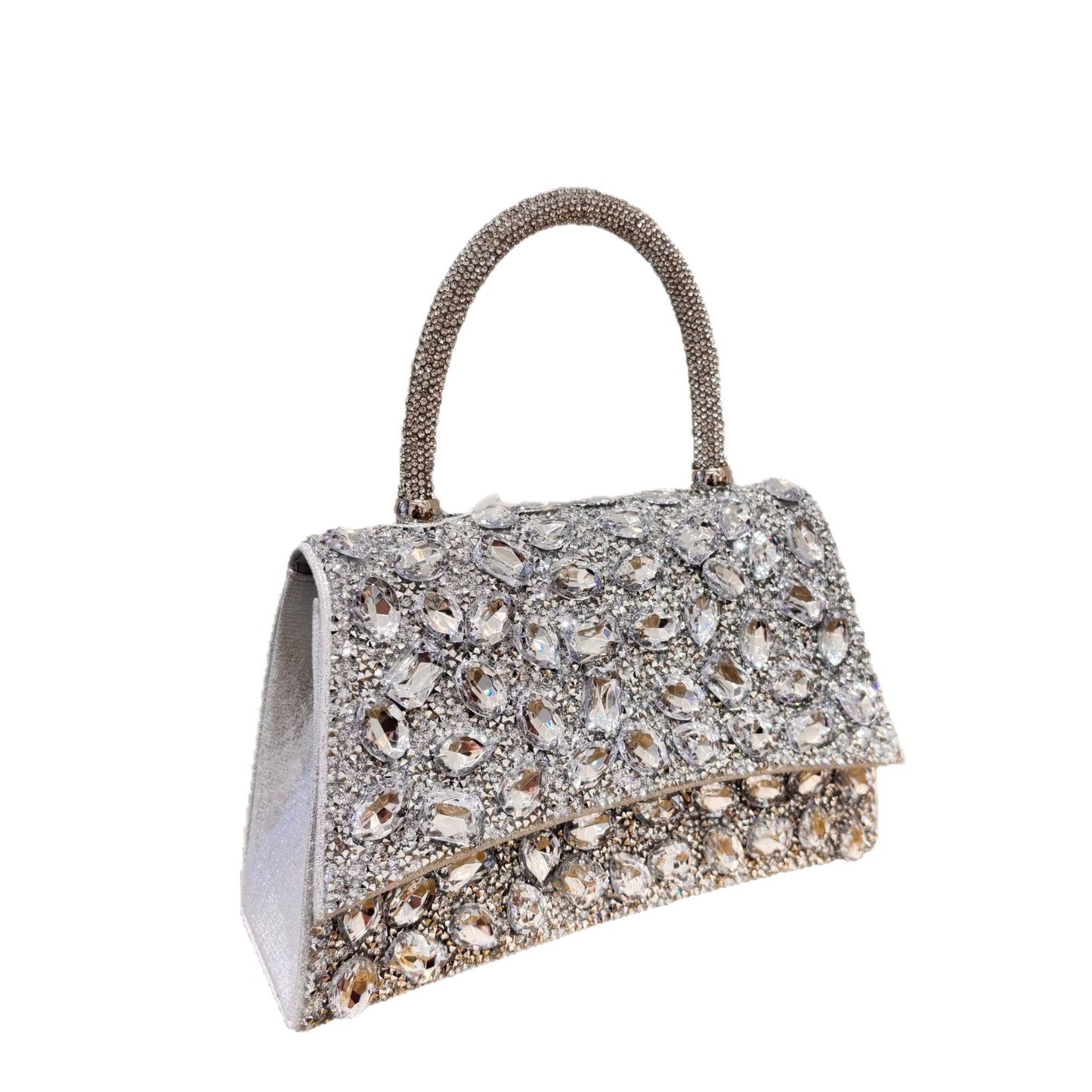 Women's Banquet Portable High-grade Full Diamond Shiny Bags