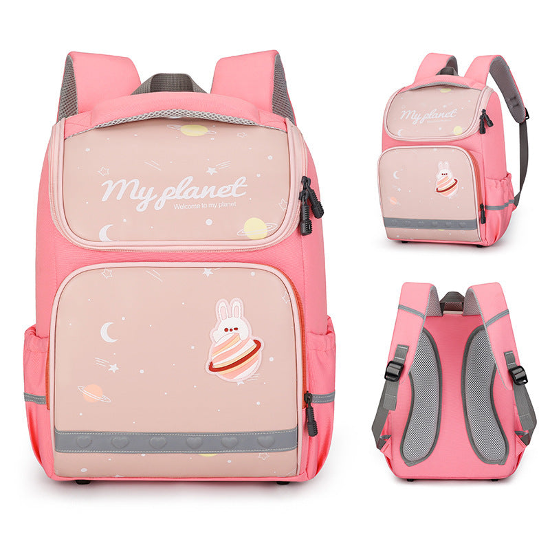 Grade Spine Protection Burden Reduction Lightweight Large Capacity Primary School Bag