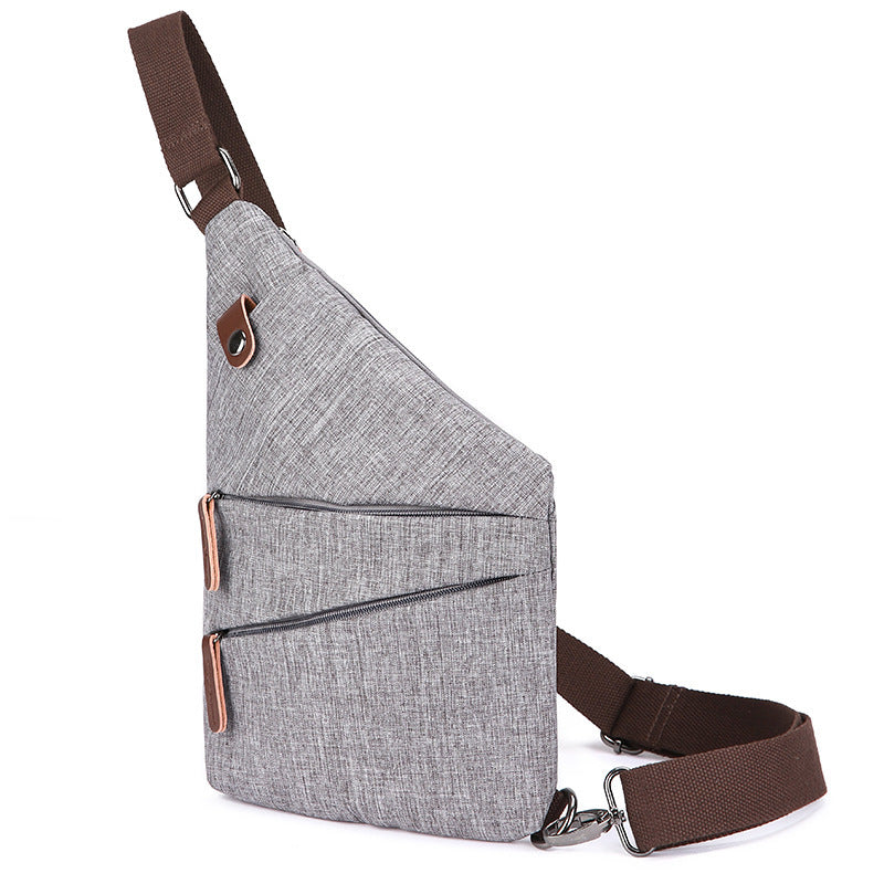 Waterproof Fabric Adjustable Strap Mini Portable Men's Chest Bag