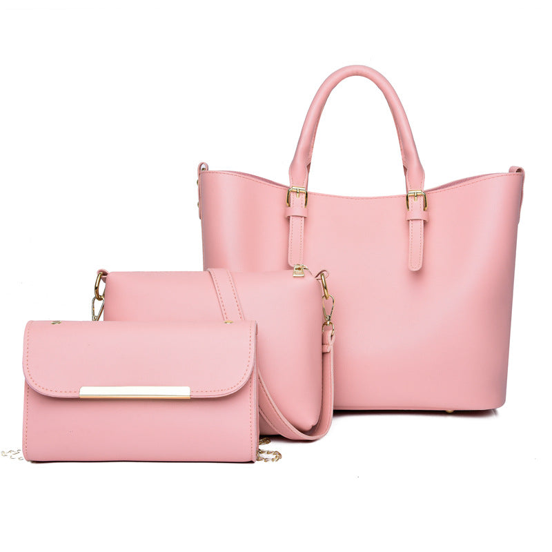 Charming Fashion Portable Three-piece Set Mother Women's Handbag