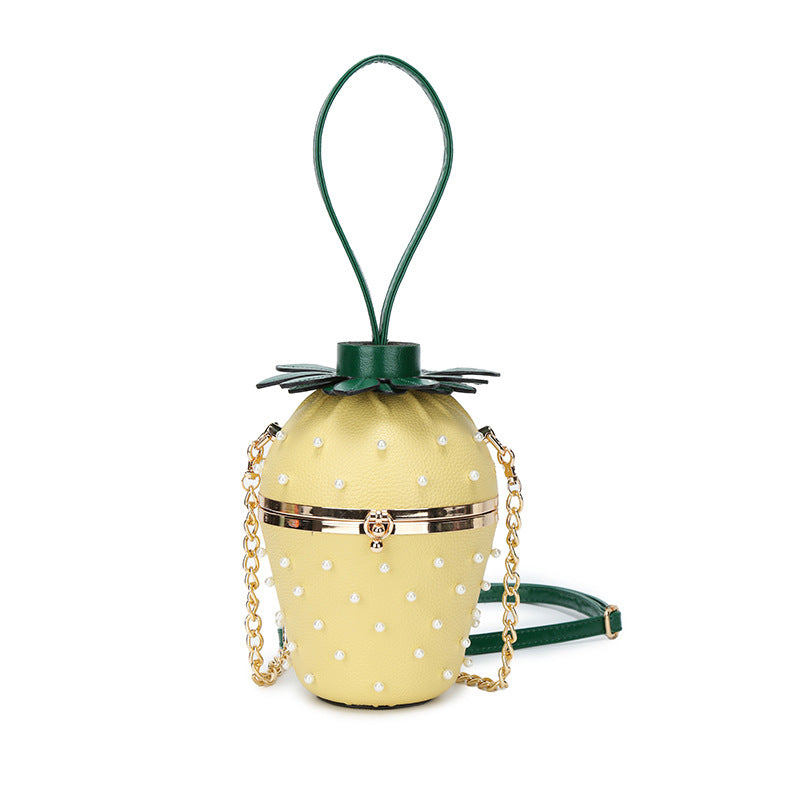 Women's Mori Fashion Rivet Personality Strawberry Shape Women's Messenger Bag