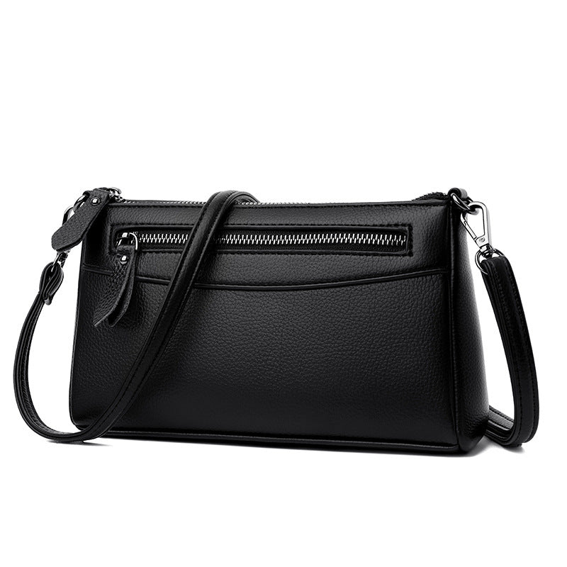 Charming Women's Live Broadcast Mother's Textured Women's Messenger Bag