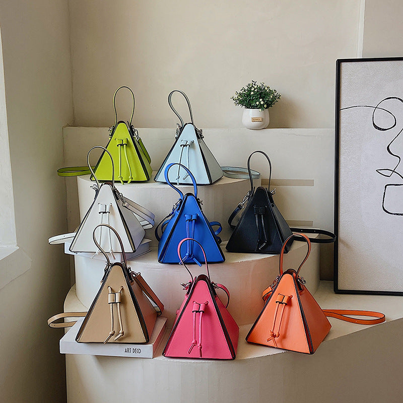 Creative Women's Spring Fashion Triangle Rhombus Bags
