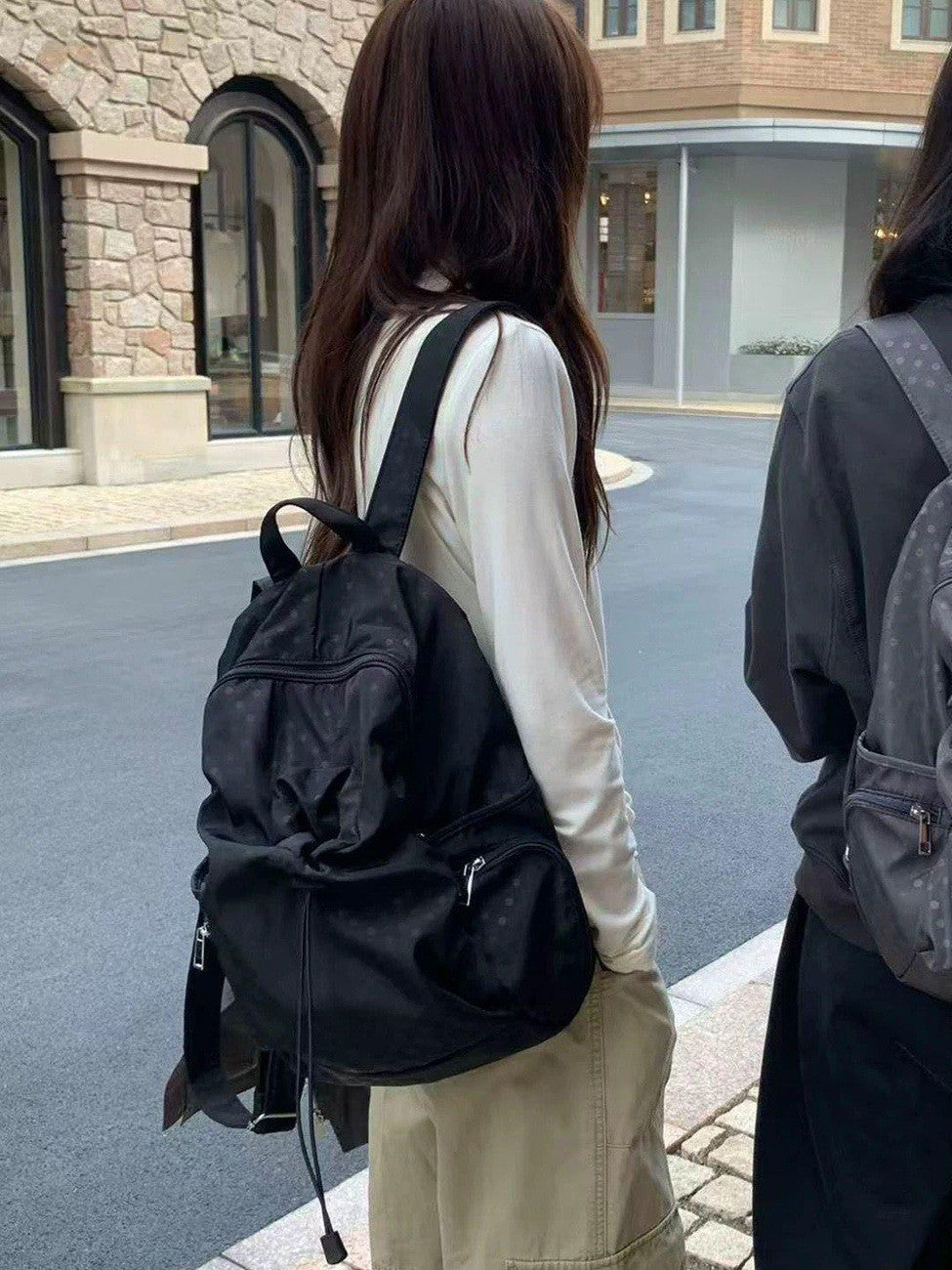 Trendy Women's Polka Dot College High Backpacks