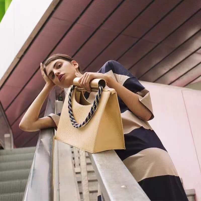 Women's Rope Tube About Large Capacity Totes Shoulder Bags