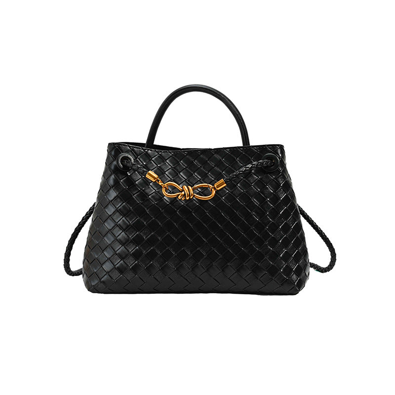 Women's Texture Plaid Noble Fashion Temperament Beautiful Niche Women's Messenger Bag
