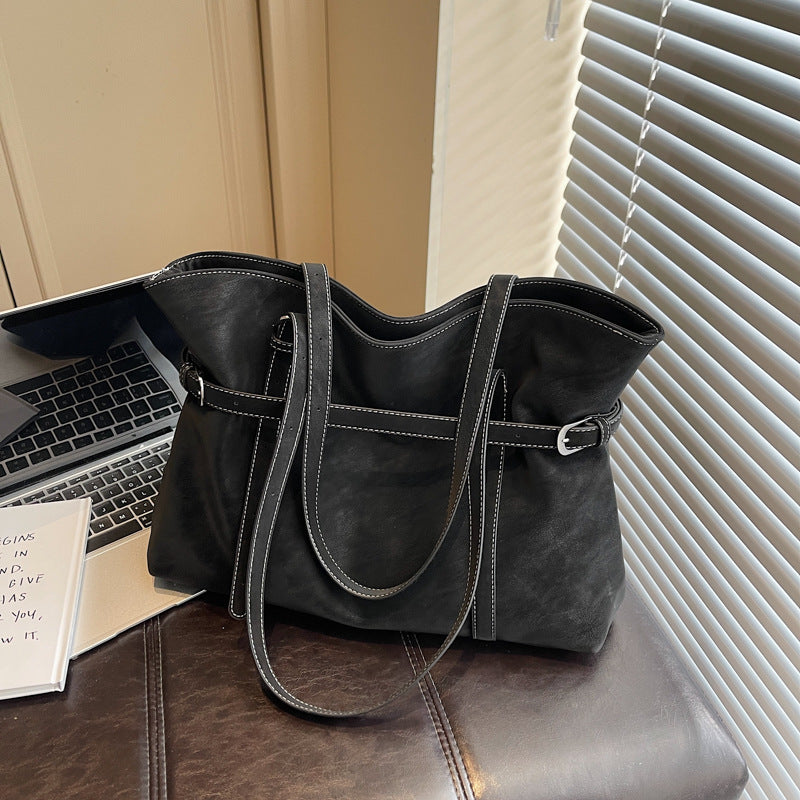 Women's Retro Large Capacity Commuter Daily Simple Tote Bags