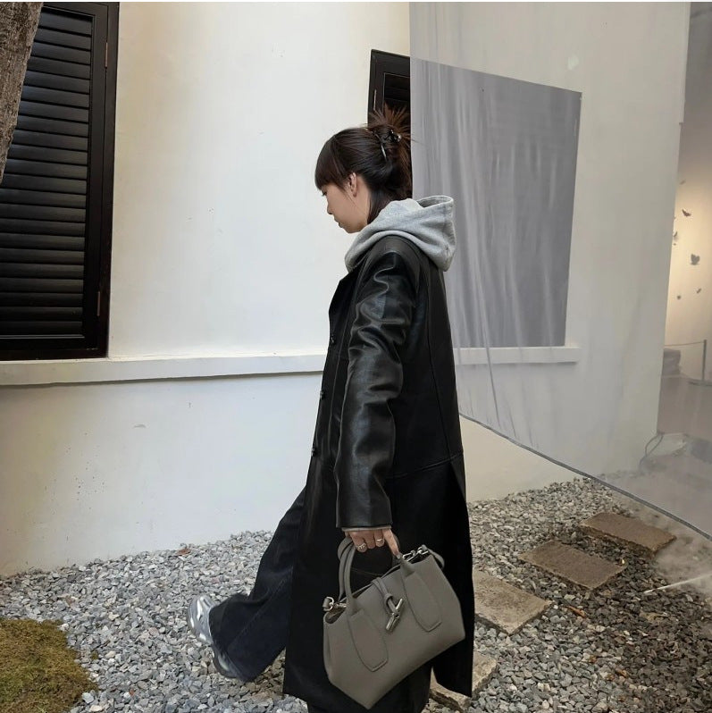Versatile Light Luxury Bamboo Commute Seamless Women's Messenger Bag