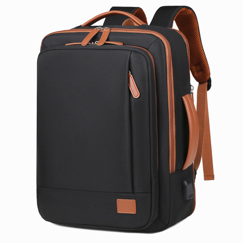 Large Capacity Practical Can Be Expanded Horizontal Vertical Switch Business Backpack