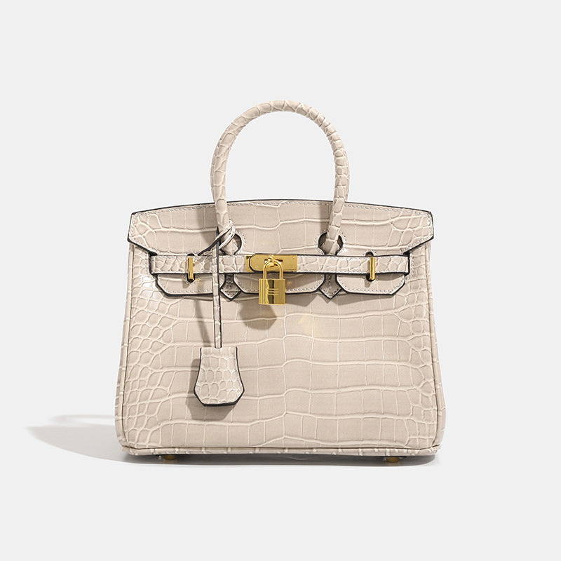 Women's Crocodile Pattern Light Luxury Large Capacity Women's Messenger Bag