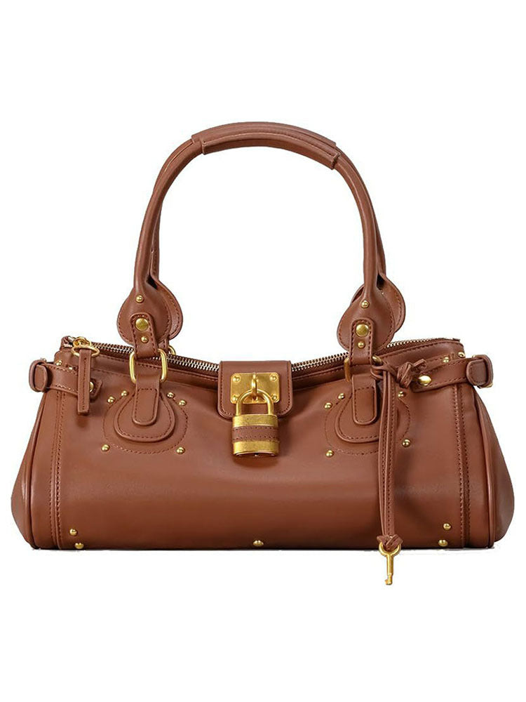 Women's Hot Retro Spring Large Capacity Distressed Chloe Paddington Bags