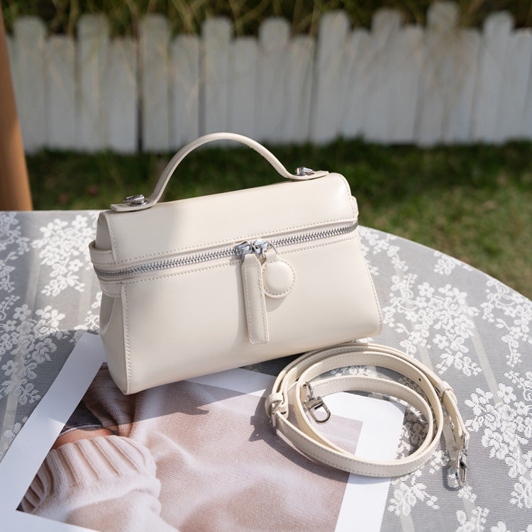 Women's Trendy Textured Simple Versatile Retro Women's Shoulder Bag