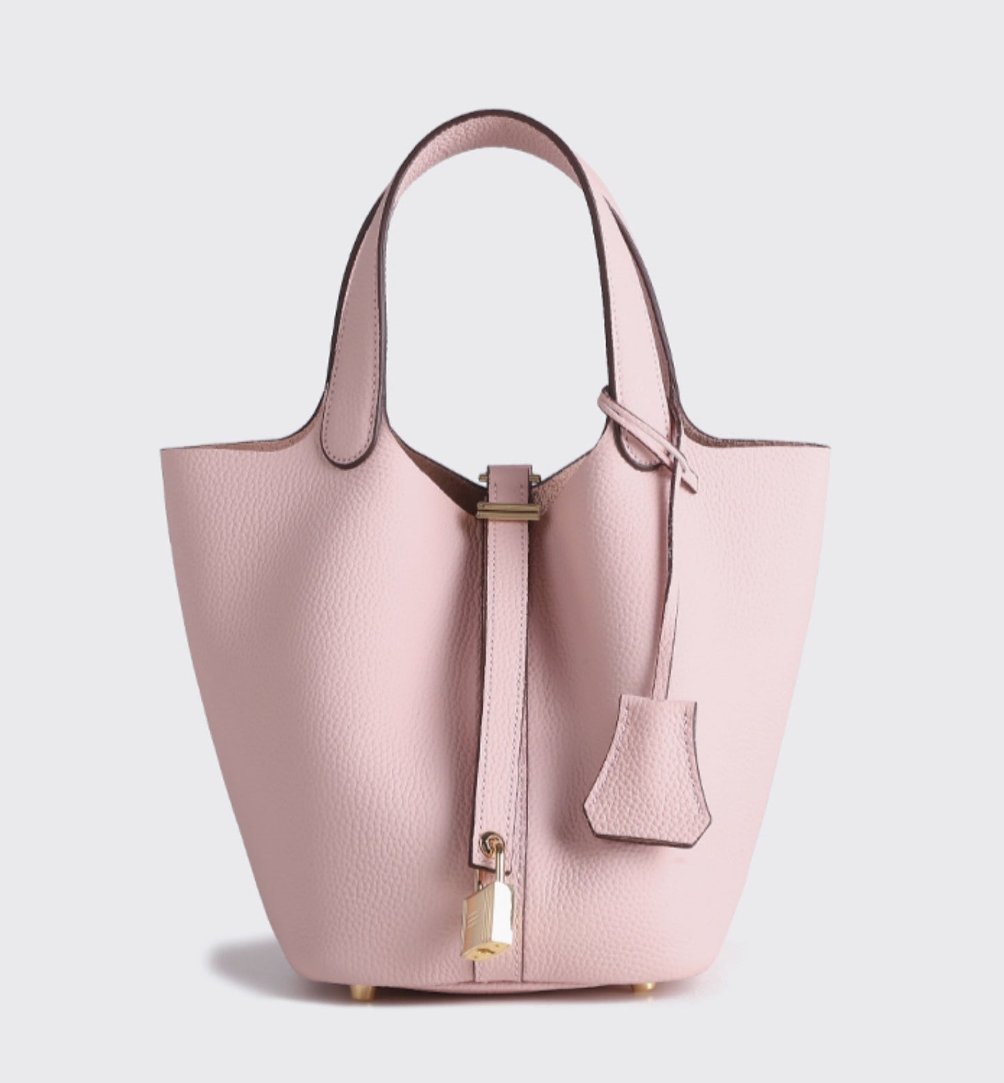 Women's Version First Layer Cowhide Vegetable Basket Lychee Bags