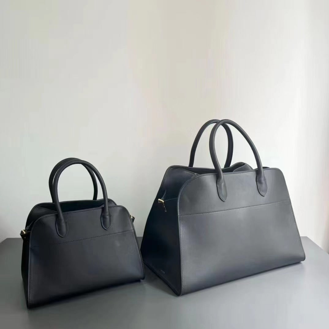 Beautiful Cowhide Leather Minimalist Large Capacity Tote Bags