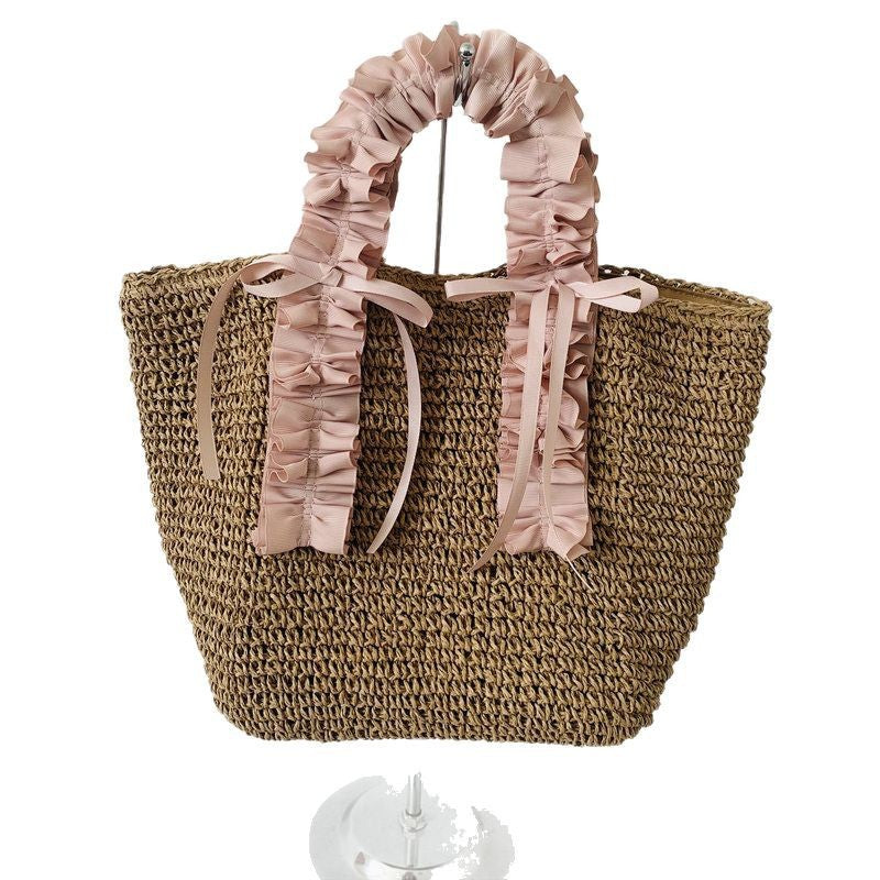 Beautiful Women's Woven Simple Retro Handmade Women's Handbag