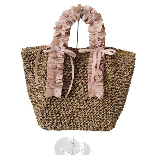 Beautiful Women's Woven Simple Retro Handmade Women's Handbag
