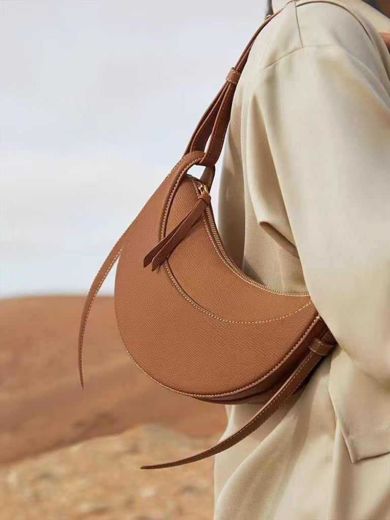 Women's French Niche Selenodont High-grade Saddle Underarm Women's Shoulder Bag