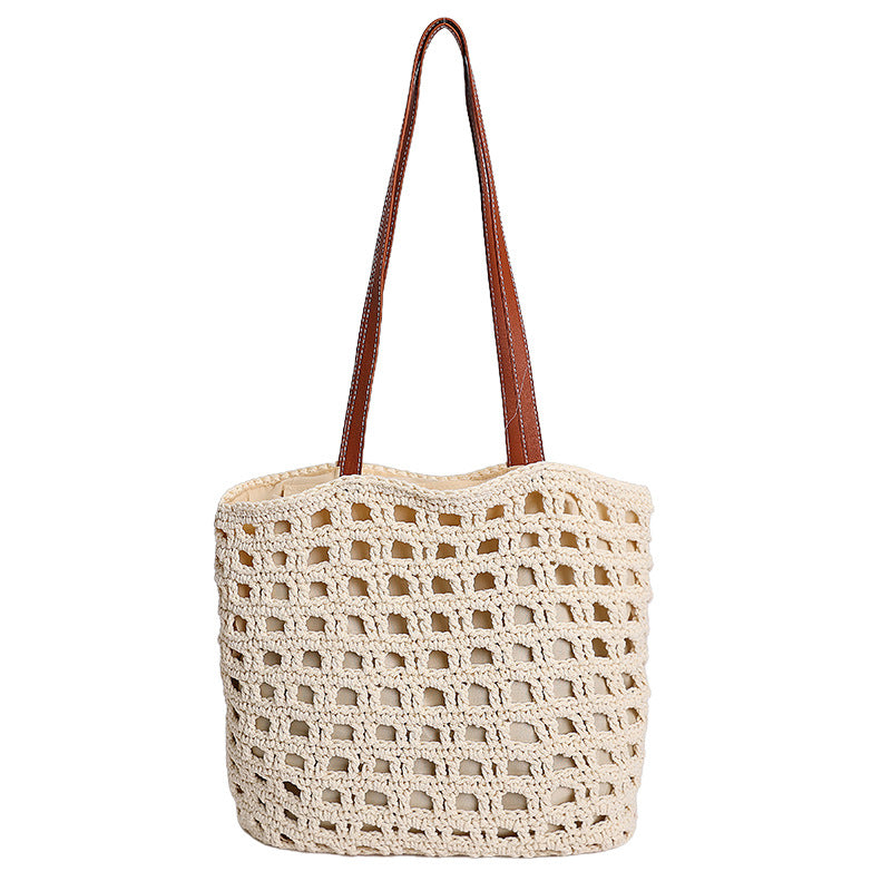 Holiday Woven Light Luxury Commuter Fashionable Stylish Hollow Bags