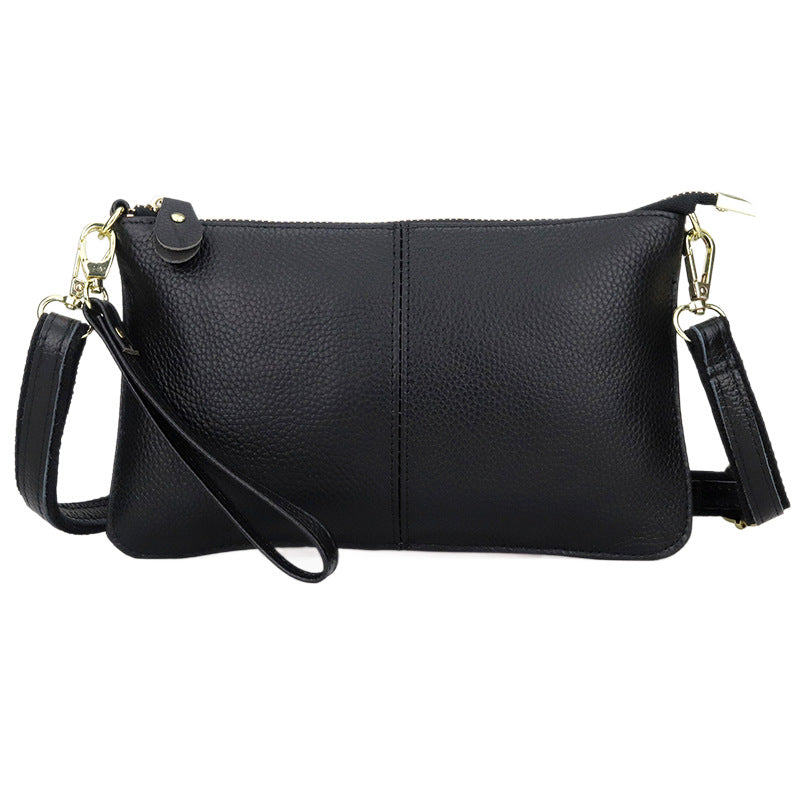 Women's Leather First Layer Cowhide With Wrist Women's Messenger Bag