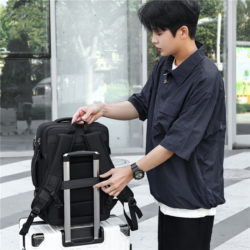 Women's & Men's Expandable Large Capacity Traveling Computer Business Backpack
