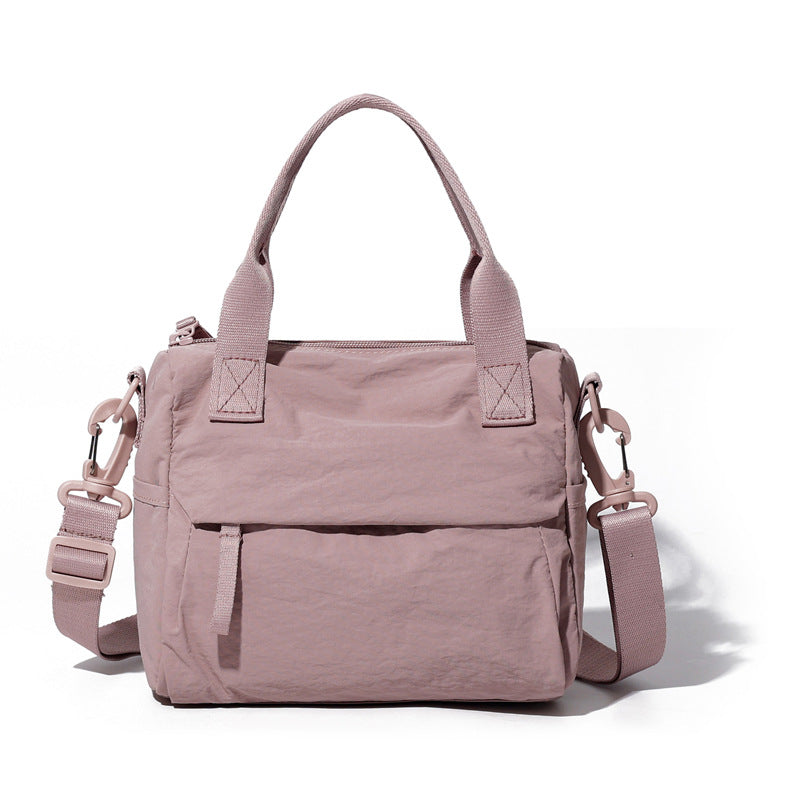 Women's Fashionable Lightweight Textured Nylon Cloth Women's Shoulder Bag