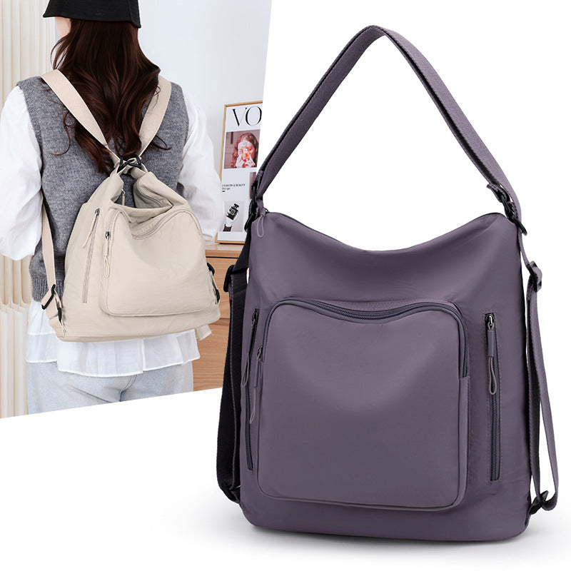Women's Waterproof Nylon Canvas Summer Large Capacity Women's Shoulder Bag