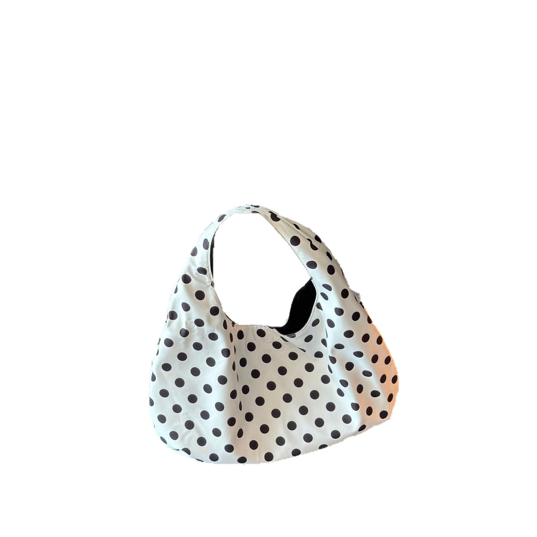 Women's Cute J Street Polka Dot Underarm Large Bags
