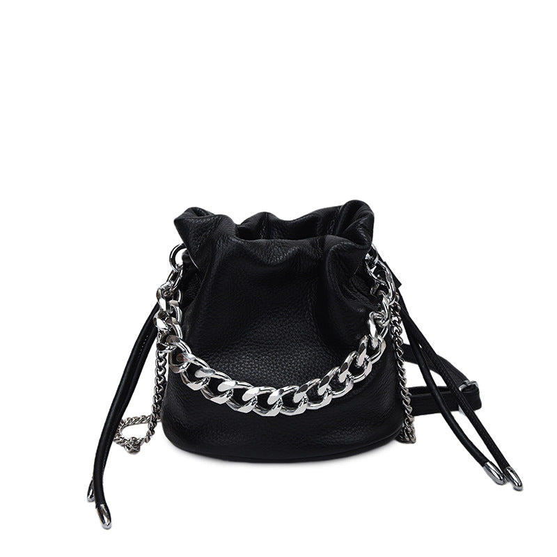 Women's Wandering Sier Thick Chain For Fashion Bags