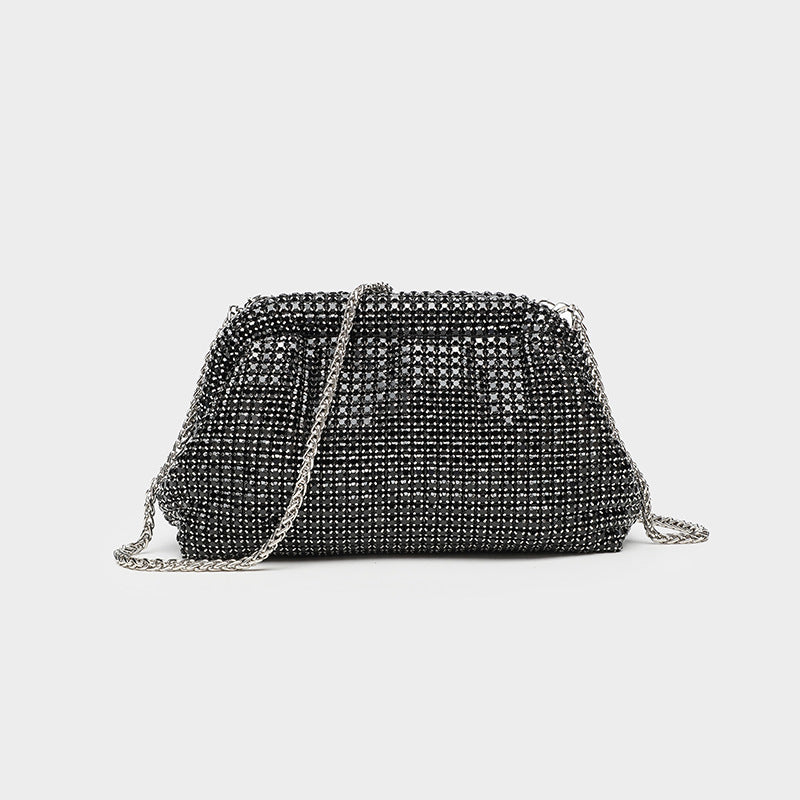 Women's Rhinestone Dinner Full Diamond Hand Clip Bags