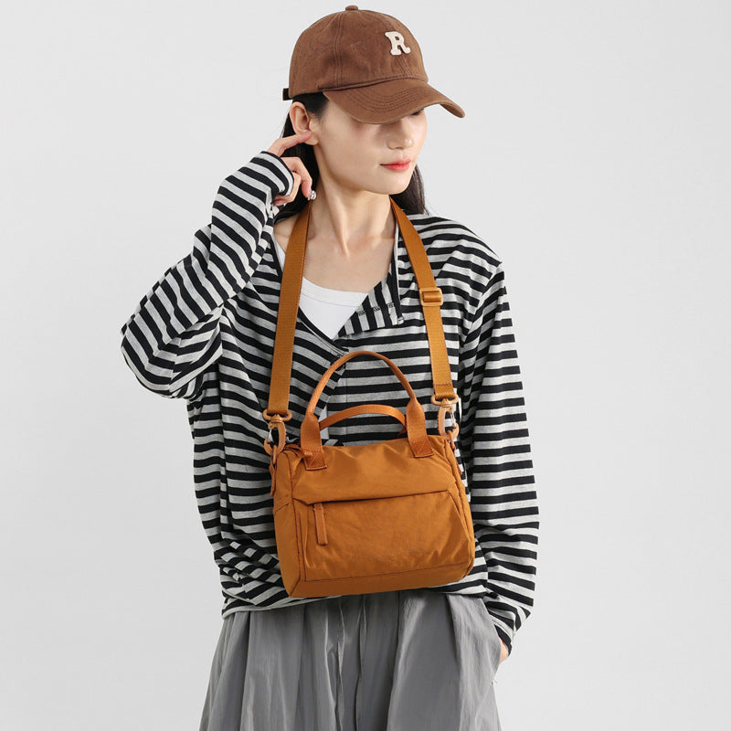 Women's Fashionable Lightweight Textured Nylon Cloth Women's Shoulder Bag