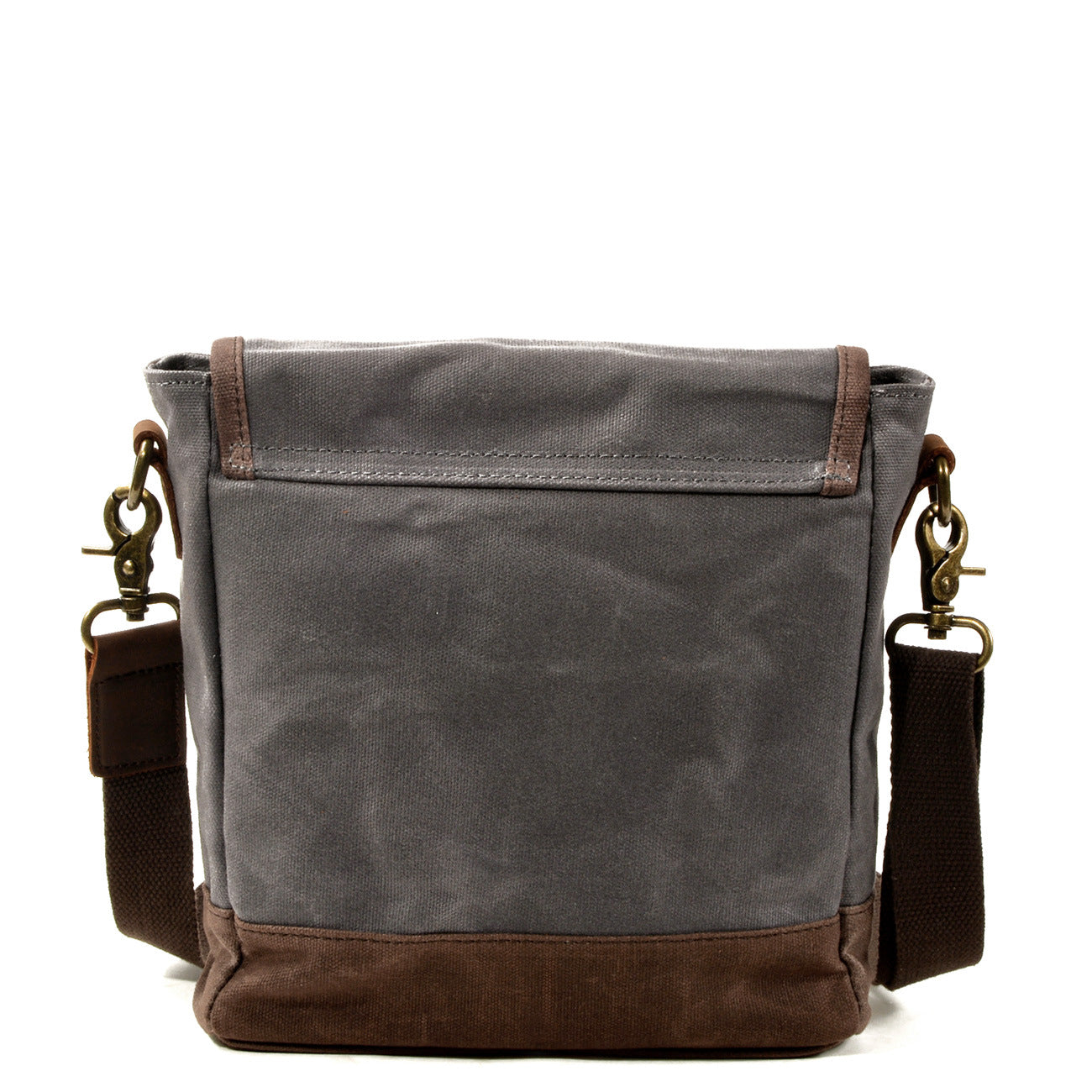 Men's Style Oil Wax Canvas Stitching Leisure Men's Briefcase