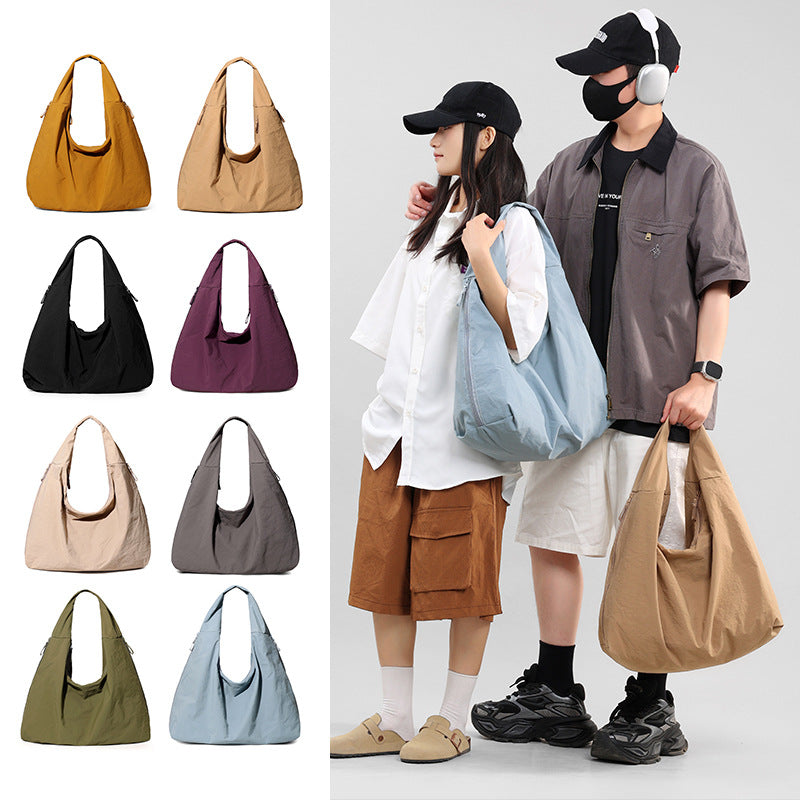 Women's Idle Style Underarm Large Capacity Korean Solid Color Fashion Women's Shoulder Bag