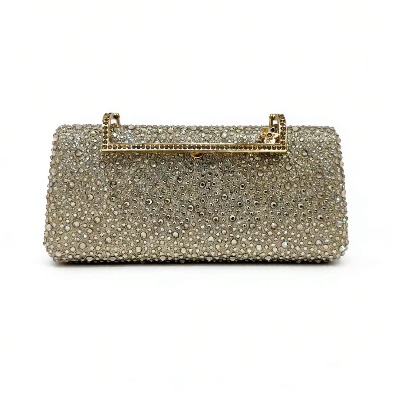 Women's Light Luxury Full Diamond Rhinestone Banquet Party Dinner Bag